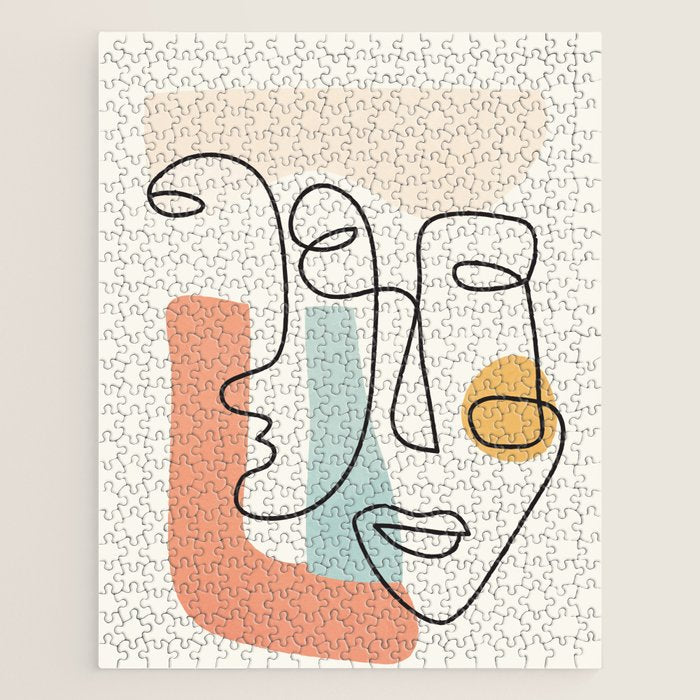 Abstract Faces 31 Jigsaw Puzzle Gallery Image 1