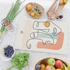 Abstract Faces 31 Cutting Board Gallery Image 2