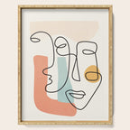 Abstract Faces 31 Serving Tray Gallery Image 1