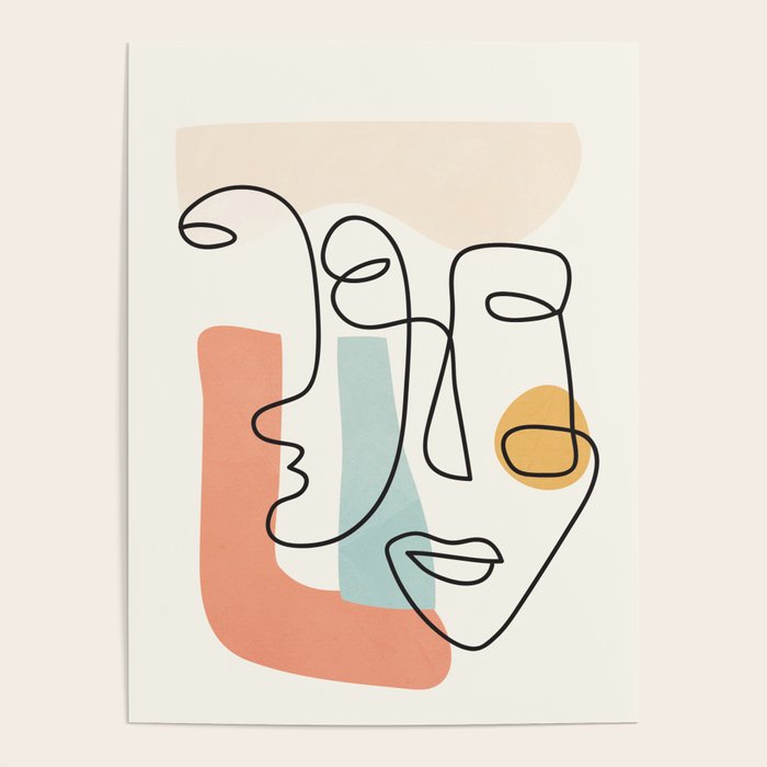 Abstract Faces 31 Poster Gallery Image 4