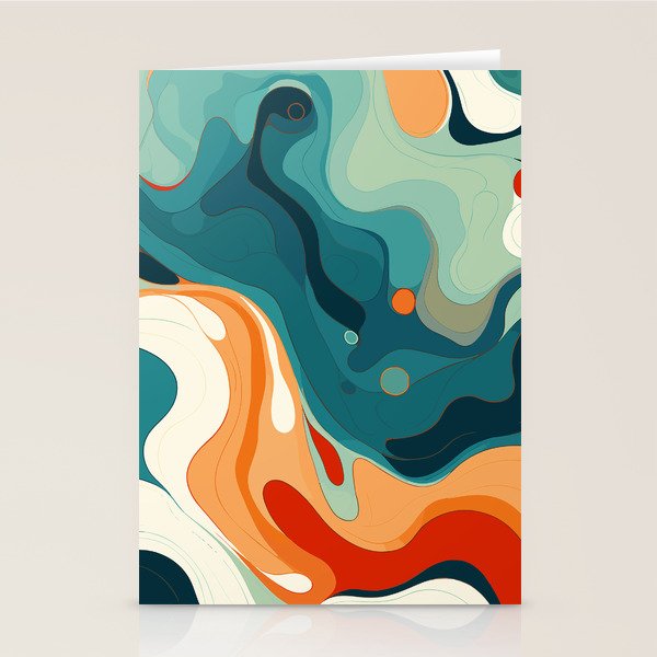 Colorful Tides Stationery Card Gallery Image 1