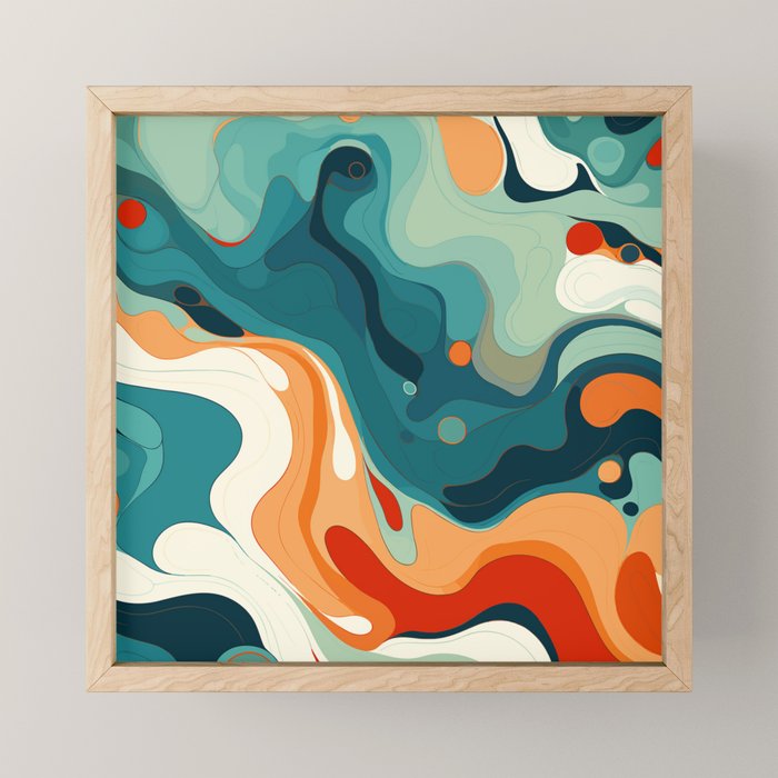 Colorful Tides Mini Art Print Gallery Image 1
