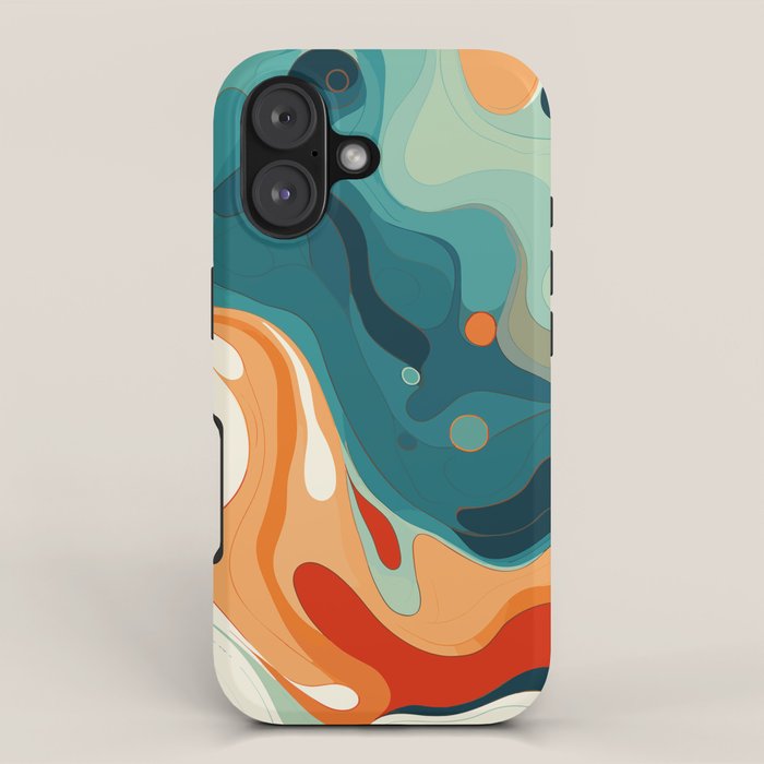 Colorful Tides iPhone Case Gallery Image 1