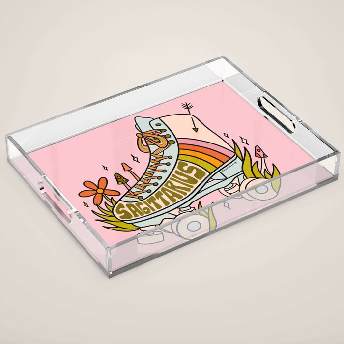 Sagittarius Roller Skate Acrylic Tray Gallery Image 1