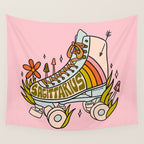 Sagittarius Roller Skate Wall Tapestry Gallery Image 4