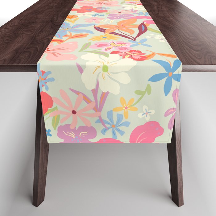 Modern Flowers Table Runner Gallery Image 1