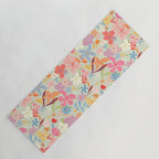 Modern Flowers Yoga Mat Gallery Image 1
