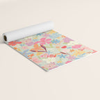 Modern Flowers Yoga Mat Gallery Image 2