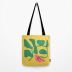 Midcentury Hibiscus 2 Tote Bag Gallery Image 2
