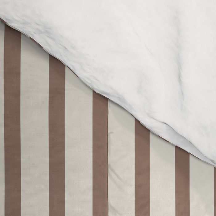 Brown And Cream Striped Comforter Gallery Image 4