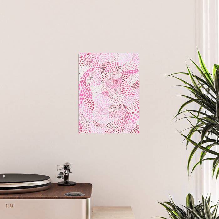 Watercolor Pink Rhythm II Poster Gallery Image 2