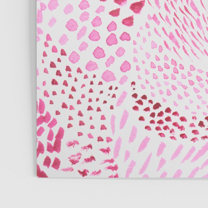 Watercolor Pink Rhythm II Poster Gallery Image 3