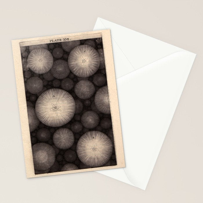 Solar systems from Thomas Wright's "An Original Theory or New Hypothesis of the Universe," 1750 Stationery Card Gallery Image 2
