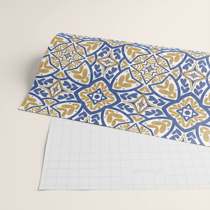 Intricate Ornamentals tiles NS Wrapping Paper Gallery Image 2