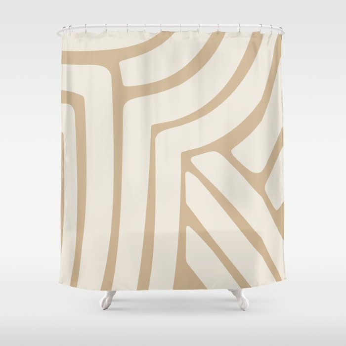 Abstract Stripes LXXXIV Shower Curtain Gallery Image 1