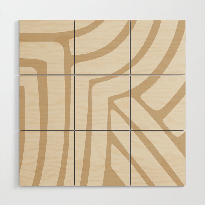 Abstract Stripes LXXXIV Wood Wall Art Gallery Image 1