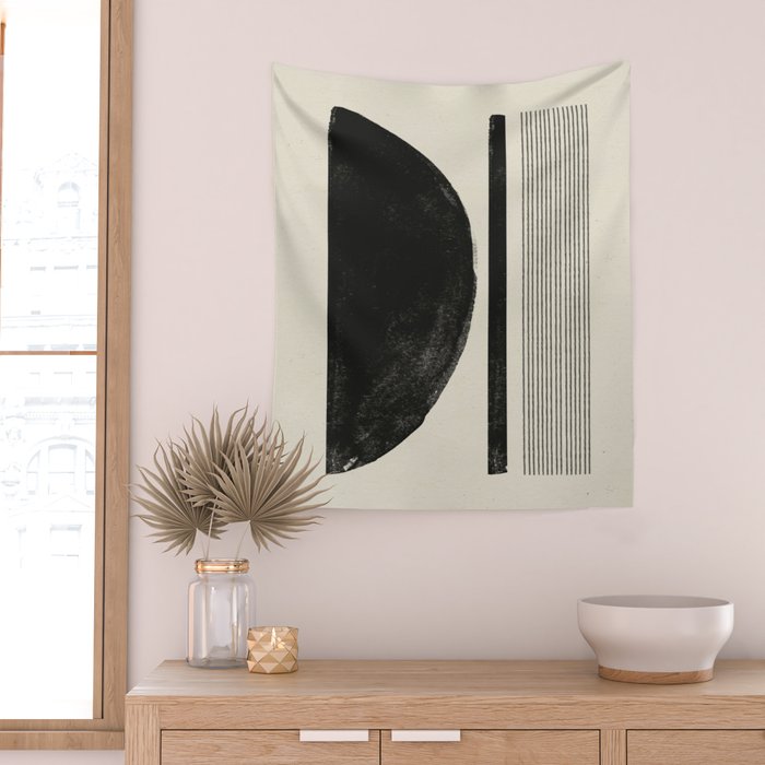Japandi Object Nr3 Wall Tapestry Gallery Image 2