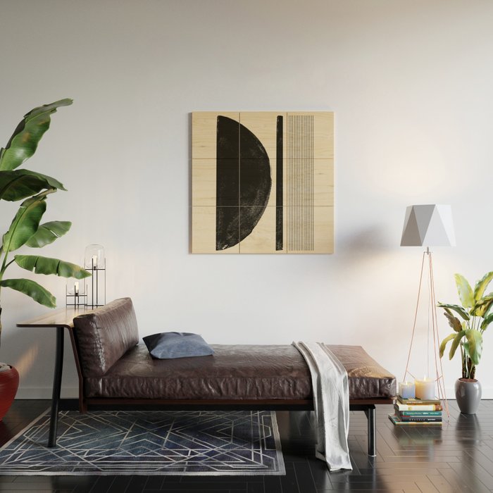 Japandi Object Nr3 Wood Wall Art Gallery Image 2