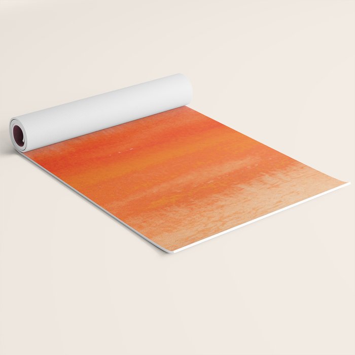 Watercolor Sunset Sky Yoga Mat Gallery Image 2