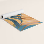 Modern Abstract Art Tropical Leaves 4 Yoga Mat Gallery Image 2