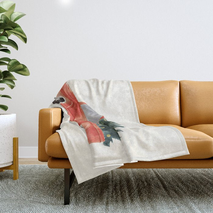 Back Home for Christmas Throw Blanket Gallery Image 1