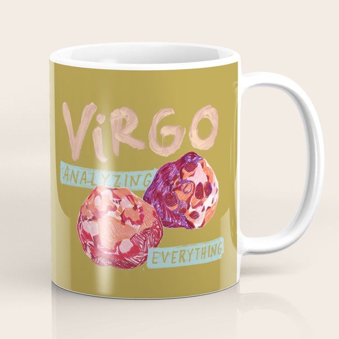 Virgo Perfection in Mustard Yellow | Zodiac Series Coffee Mug Gallery Image 1