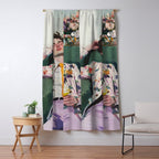 Dreaming in Floral Silence Window Curtain Gallery Image 5