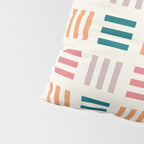 Modern Geometric Color Block Pattern Pillow Sham Gallery Image 4
