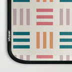 Modern Geometric Color Block Pattern Laptop Sleeve Gallery Image 3