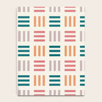Modern Geometric Color Block Pattern Notebook Gallery Image 4