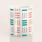 Modern Geometric Color Block Pattern Coffee Mug Gallery Image 4