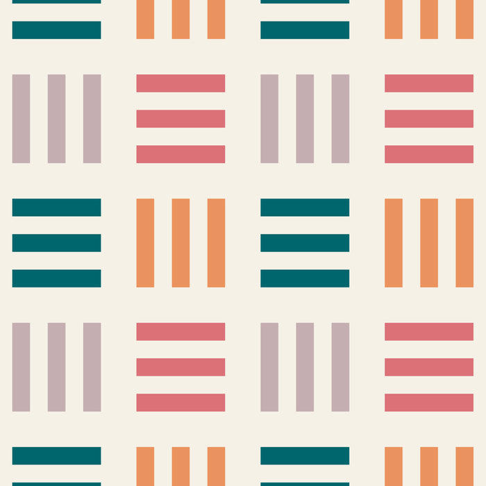 Modern Geometric Color Block Pattern Coffee Mug Gallery Image 2