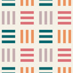 Modern Geometric Color Block Pattern Coffee Mug Gallery Image 2