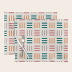 Modern Geometric Color Block Pattern Placemat Gallery Image 1
