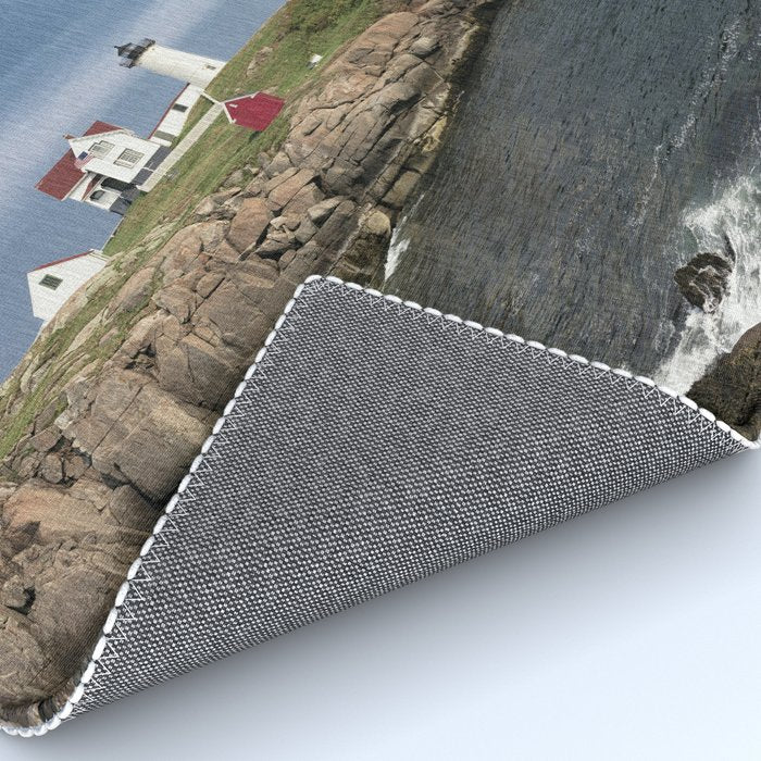 Nubble Lighthouse in Summer Rug Gallery Image 4