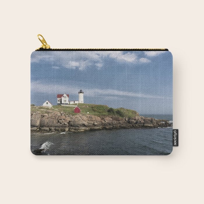 Nubble Lighthouse in Summer Carry All Pouch Gallery Image 1