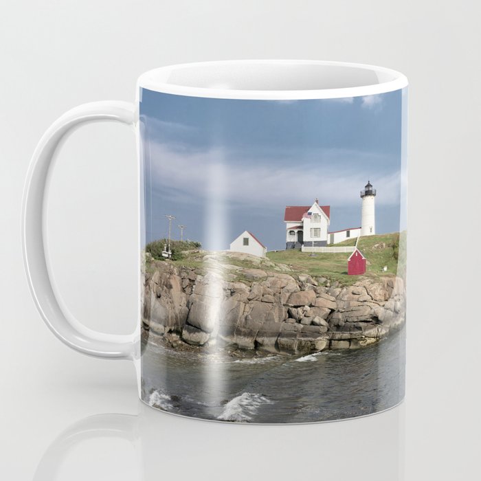 Nubble Lighthouse in Summer Coffee Mug Gallery Image 3