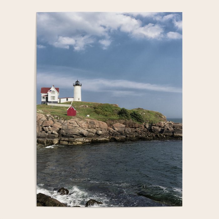 Nubble Lighthouse in Summer Poster Gallery Image 1