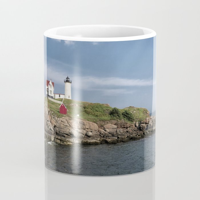 Nubble Lighthouse in Summer Coffee Mug Gallery Image 4