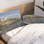 Nubble Lighthouse in Summer Pillow Sham Gallery Image 2