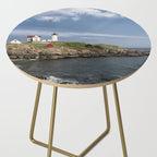 Nubble Lighthouse in Summer Side Table Gallery Image 2