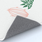 Hand drawn cactus plant art Rug Gallery Image 4