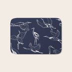 Cranes Bath Mat Gallery Image 1