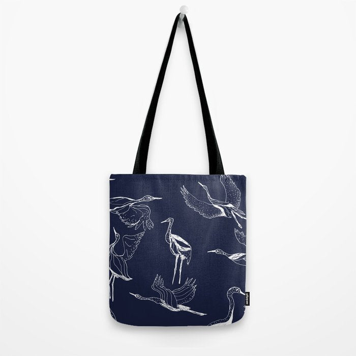 Cranes Tote Bag Gallery Image 2