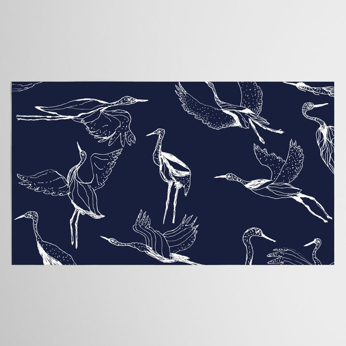 Cranes Tablecloth Gallery Image 2