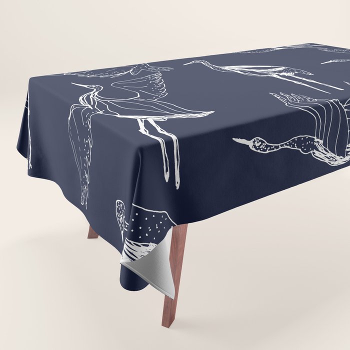 Cranes Tablecloth Gallery Image 1