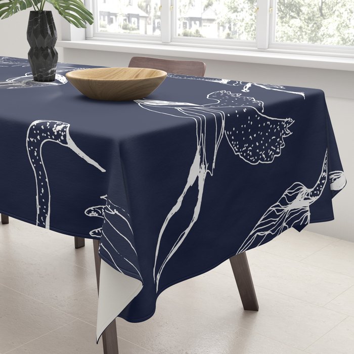 Cranes Tablecloth Gallery Image 3