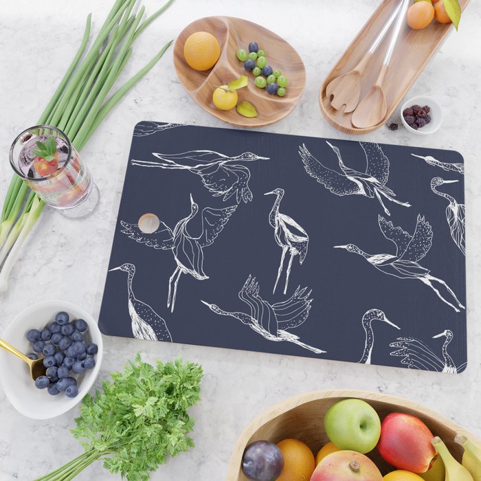 Cranes Cutting Board Gallery Image 2