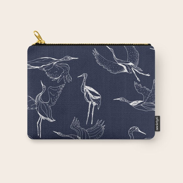 Cranes Carry All Pouch Gallery Image 1