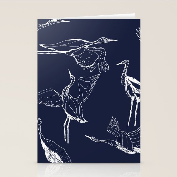 Cranes Stationery Card Gallery Image 1